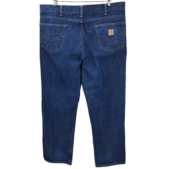 Carhartt FR Flame Resistance Relaxed Fit Jeans Size 40 x 32 Cotton B100 Flaw - Picture 7 of 10